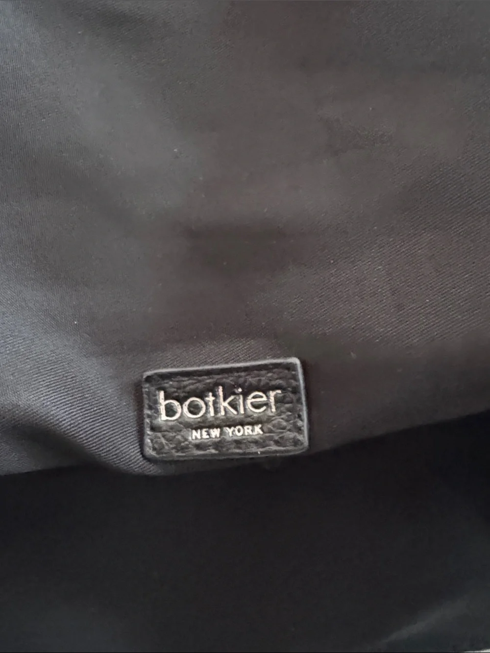 Botkier Black Nylon & Leather Flap Backpack